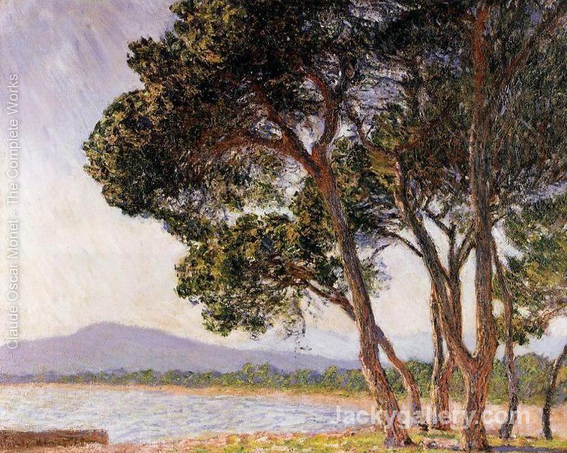 Beach In Juan Les Pins by Claude Monet paintings reproduction